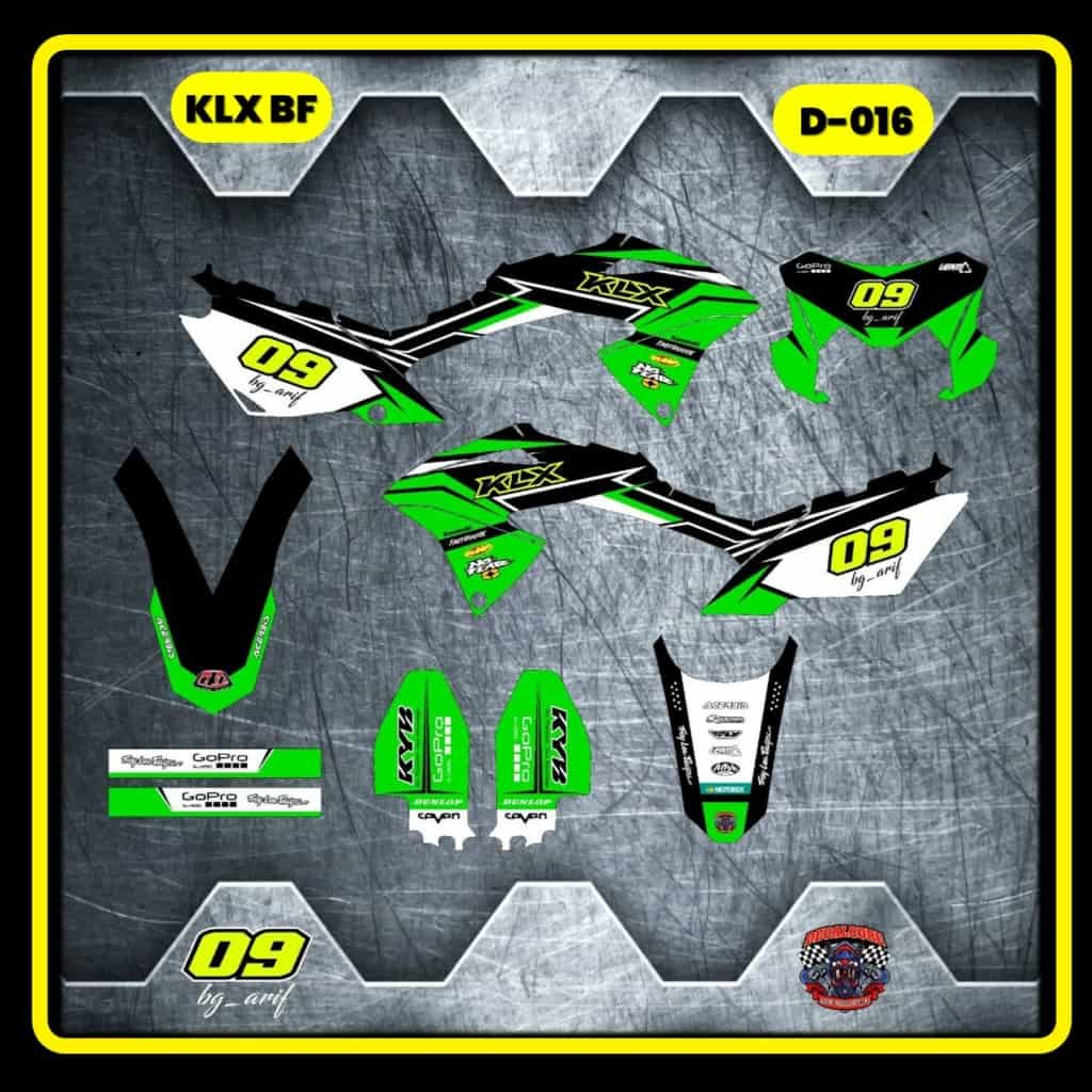 Decal KLX BF Desain 016 Decalcore